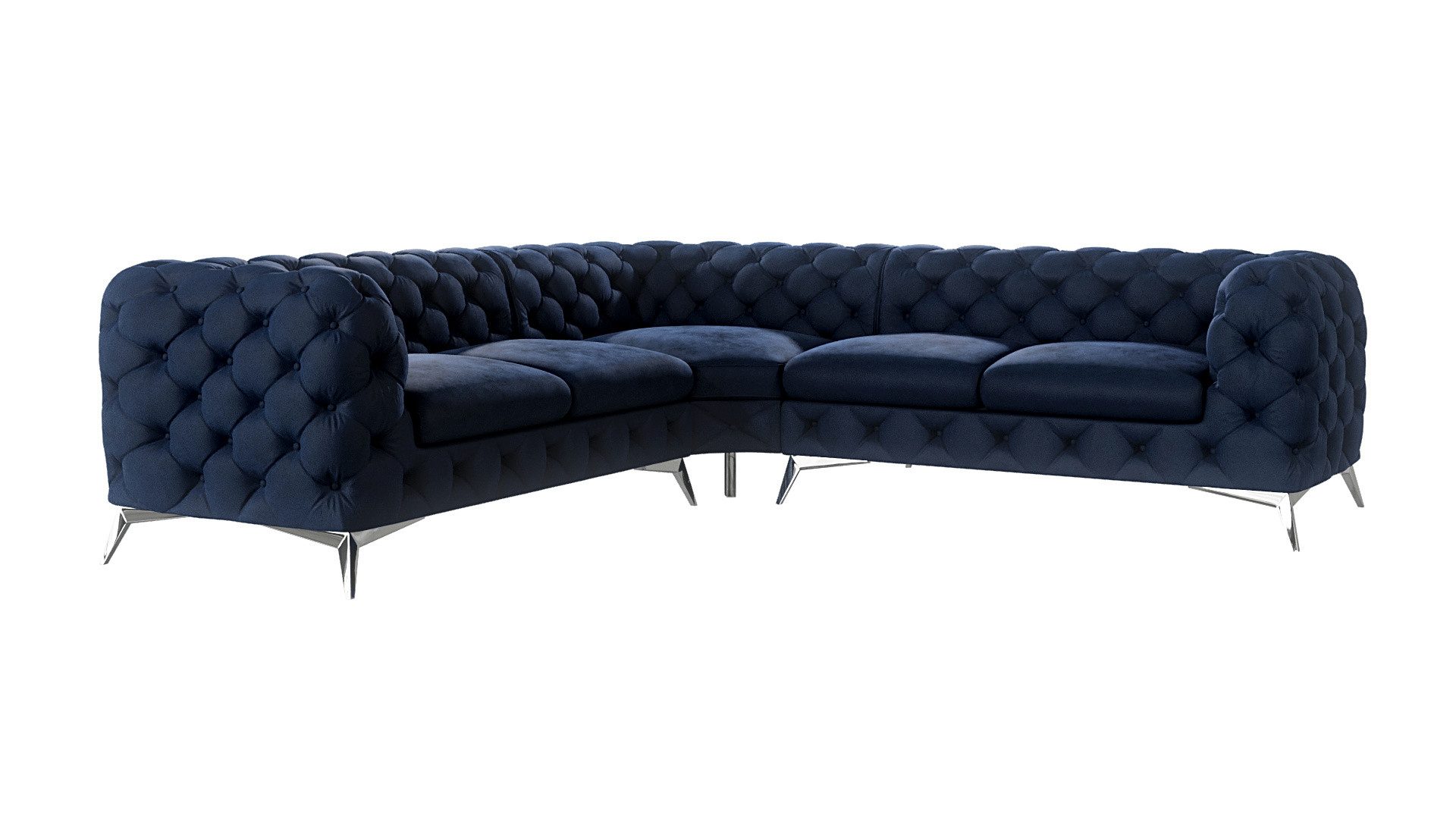 S-Style Möbel Ecksofa Kalina, Chesterfield mit günstig online kaufen