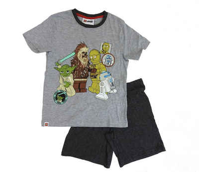 LEGO® kidswear Pyjama (Set) Wars Kinder Schlafanzug kurz 2tlg. Shorty Set Jedi R2D2 Jungen