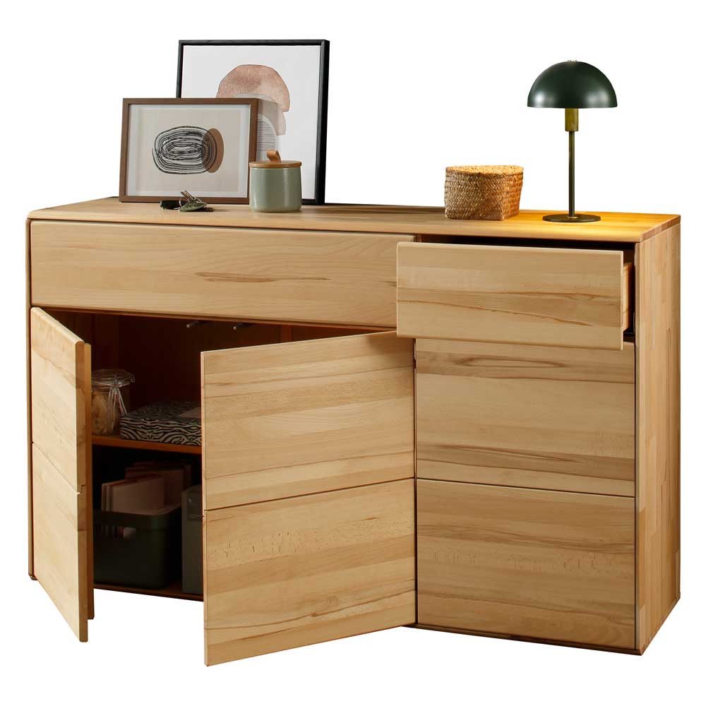 Pharao24 Sideboard Sialom, aus Massivholz