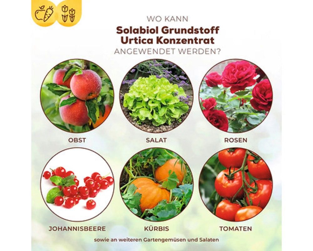 Solabiol Pflanzen-Pilzfrei Solabiol Grundstoff Urtica Konzentrat 1 l