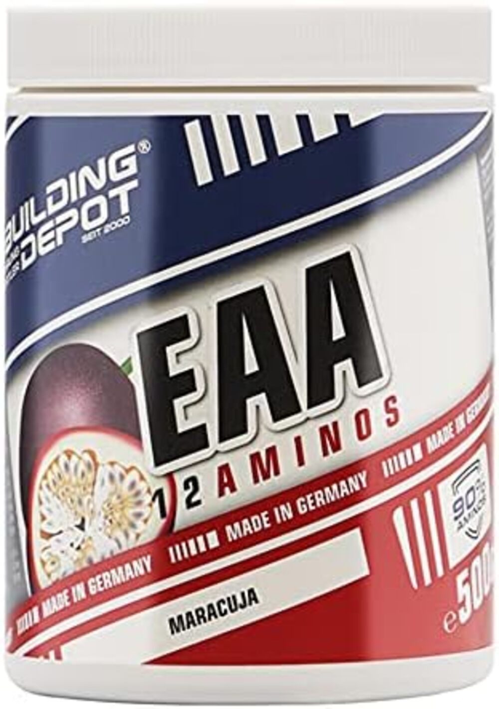Bodybuilding Depot Bodybuilding Depot EAA - 12 EAAs - Maracuja Pulver