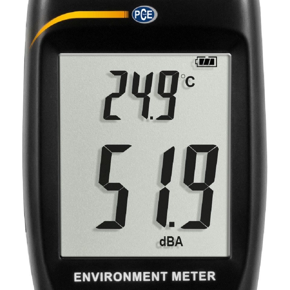 PCE Instruments Umweltmessgerät PCE-EM 883, Messung von Schall, Lichtstärke, uvm. Wetterstation