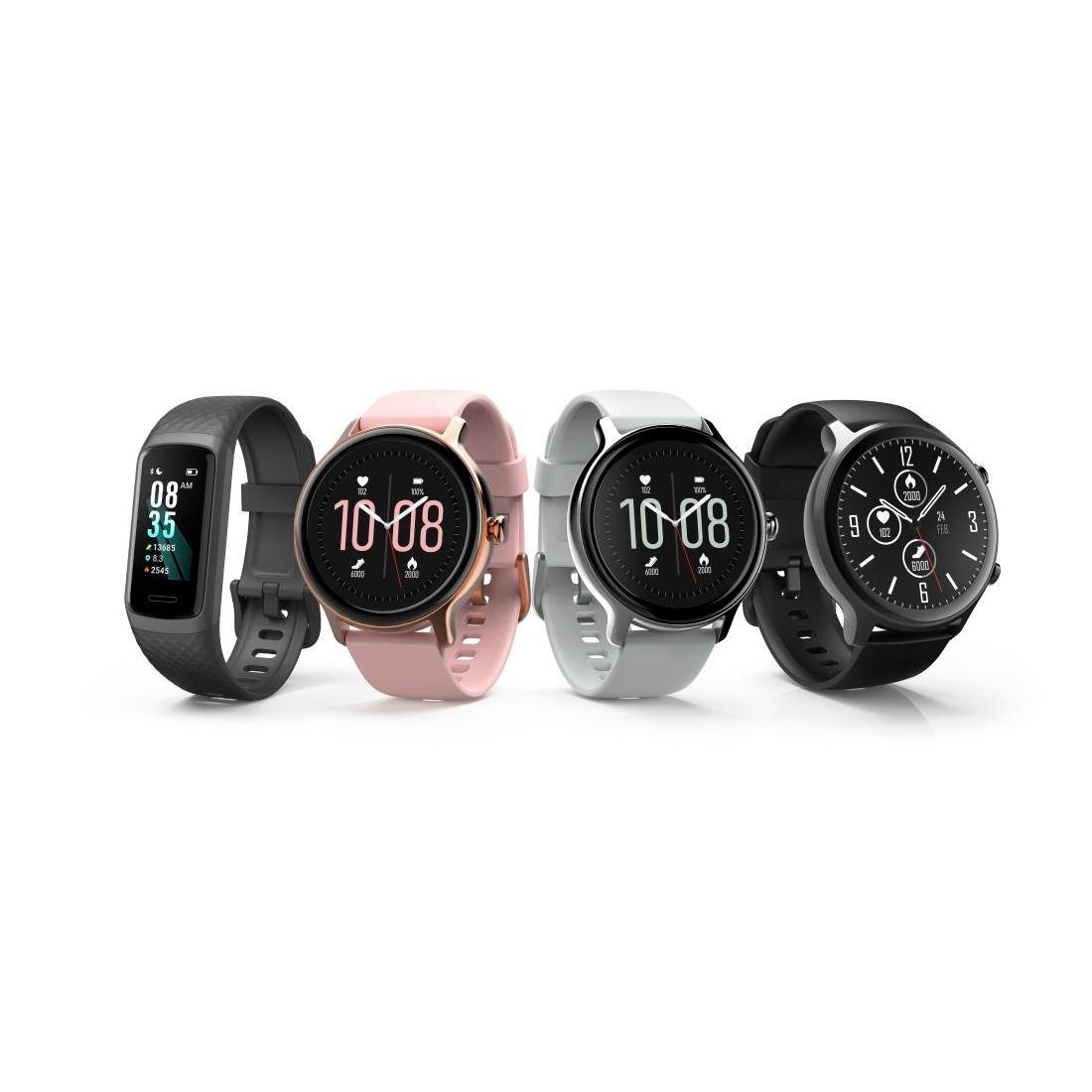 (2,79 rosa Musik Herren, Fitnesstracker, rosefarben Hama Timer, Herzfrequenz, Smartwatch Kalorien, wasserdicht, cm/1,09 Tempo, Smartwatch Damen Schritte, Stress, Schlaf, | Blutsauerstoff Zoll),