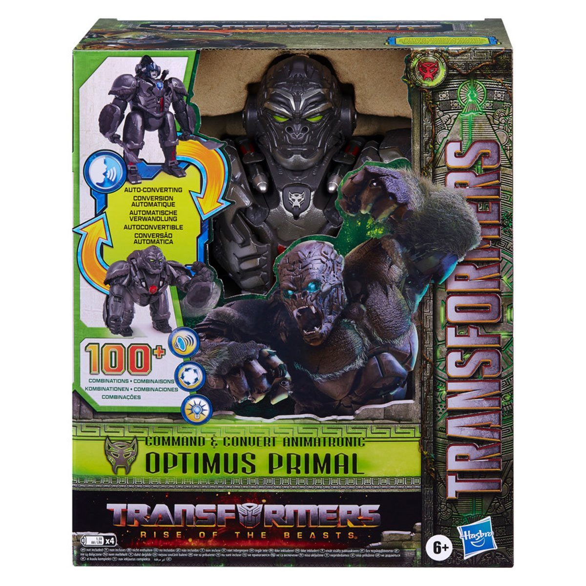 Hasbro Actionfigur Transformers: Rise of the Beasts Command & Convert Animatronic Optimus
