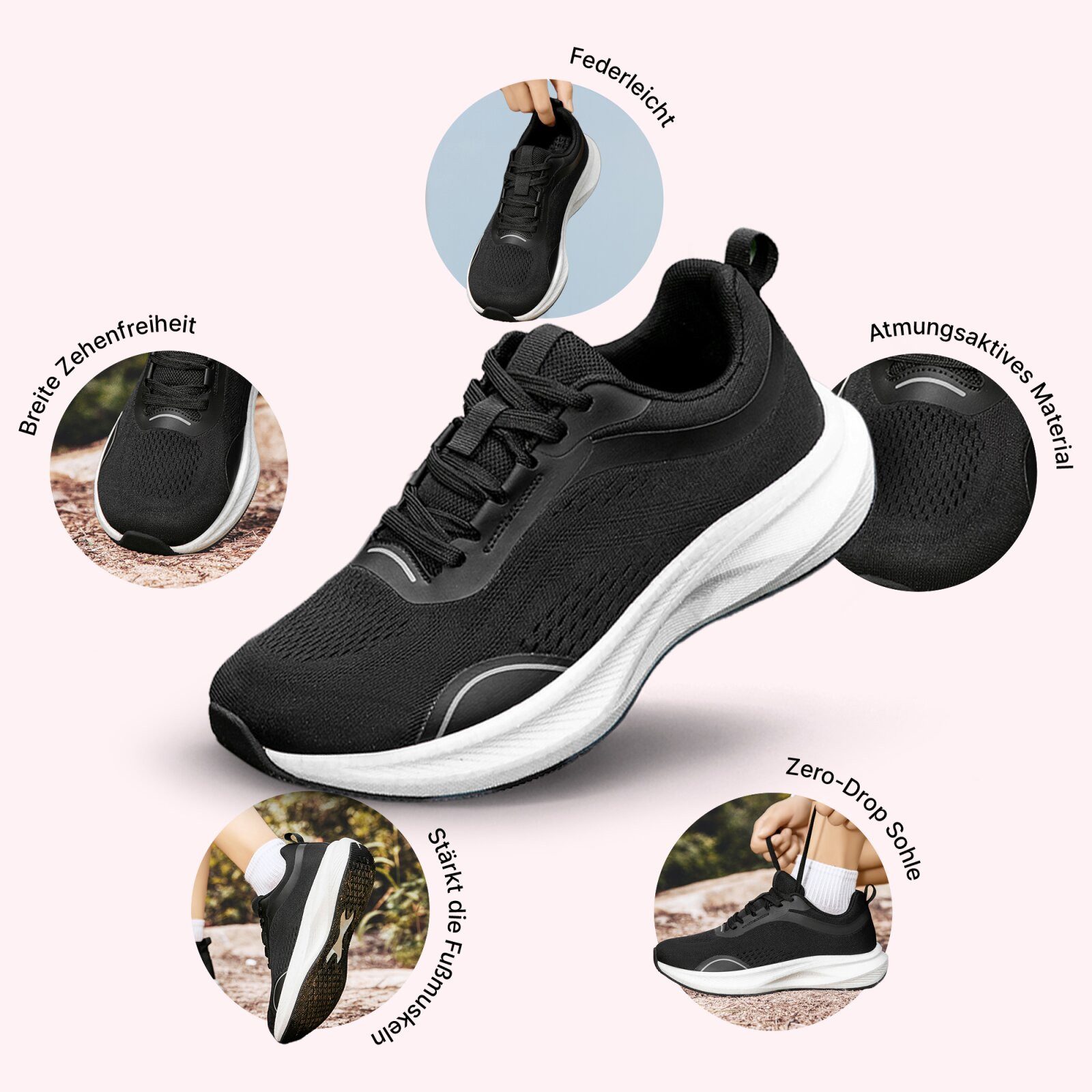 DOTALES Everstep Sportschuhe – Sneaker-Look Mit Barfußgefühl Barfußschuh Mi günstig online kaufen