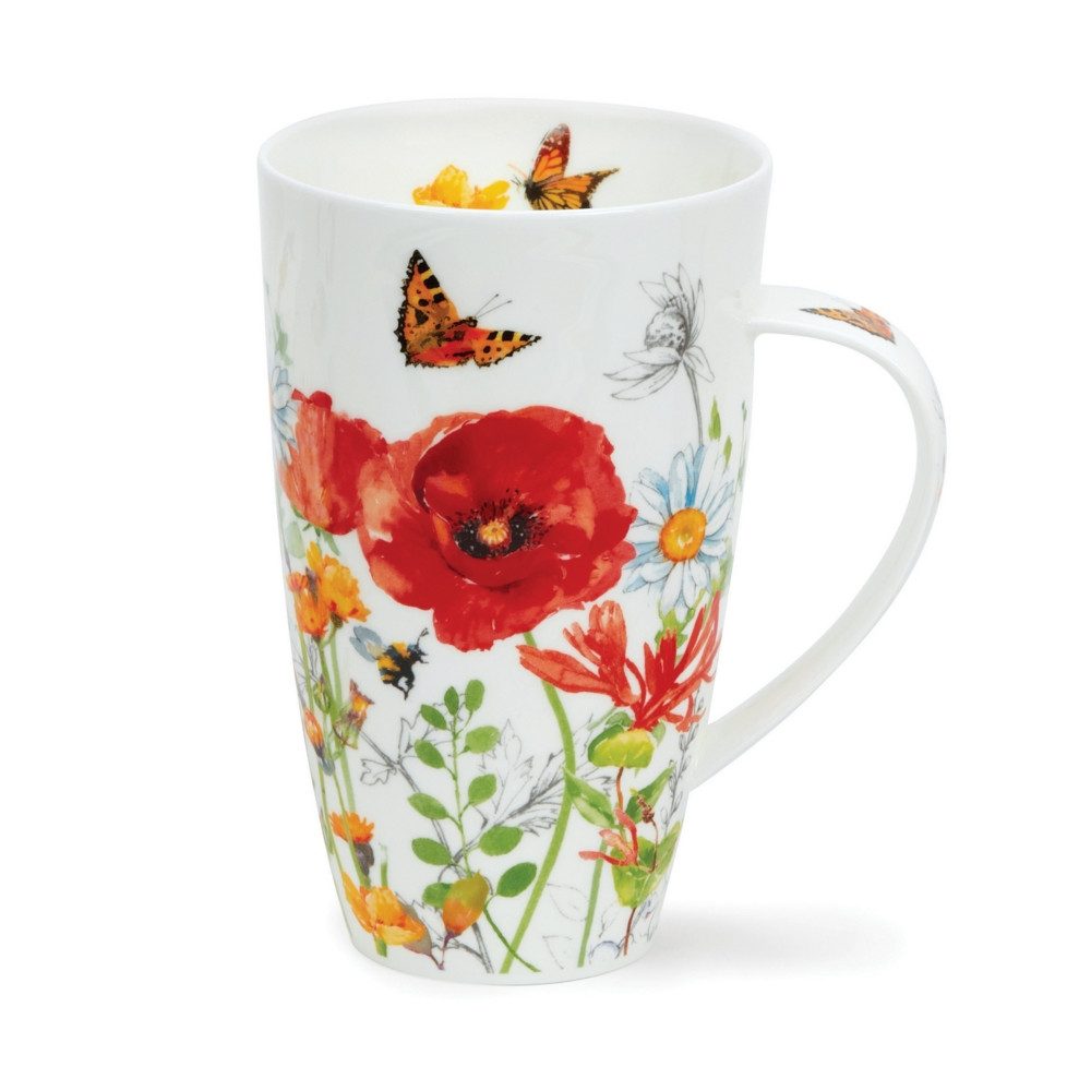 Dunoon Tasse Meadow Breeze red Henley 0,55 l Fine Bone China, 1-tlg.