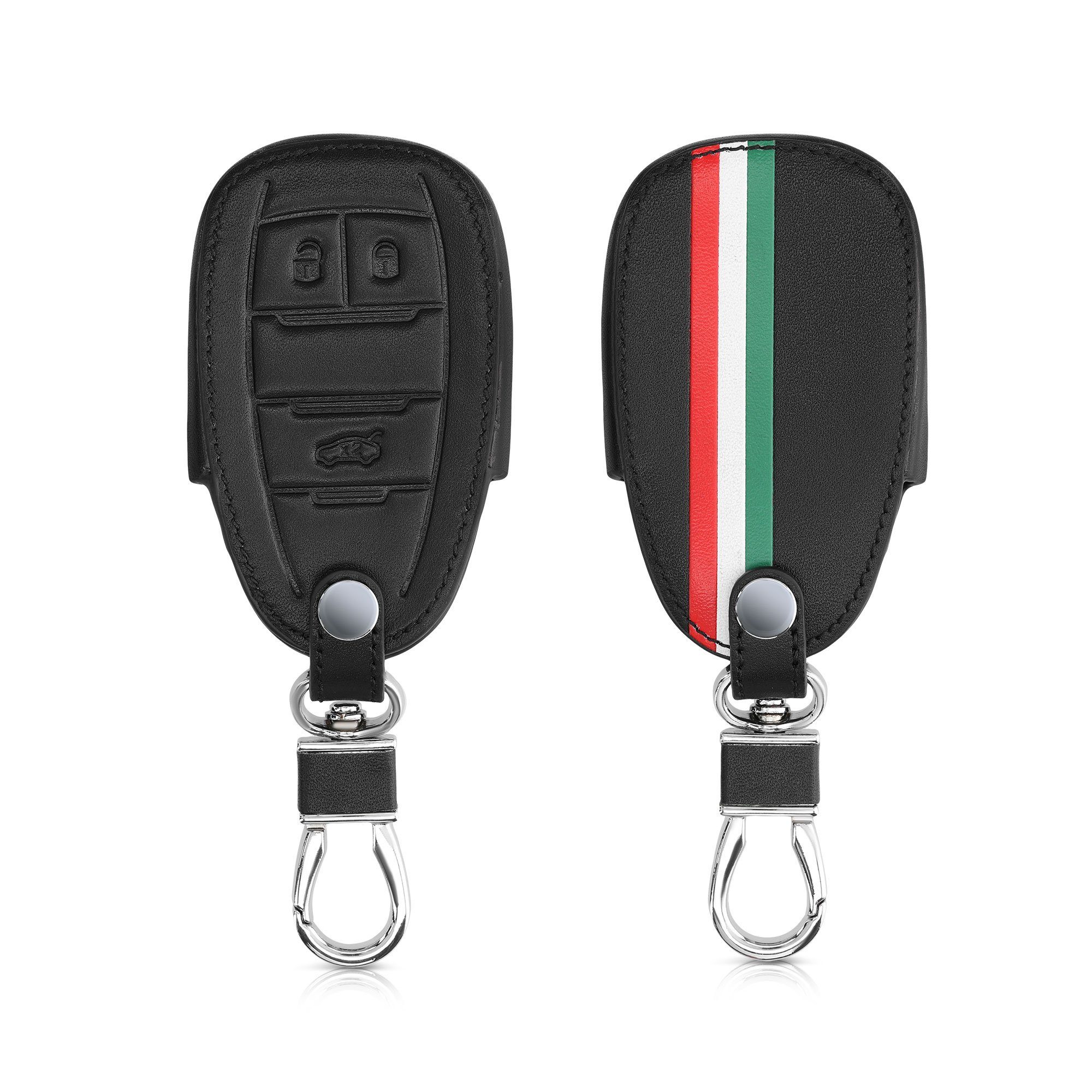 kwmobile Schlüsseltasche, Autoschlüssel Hülle für Alfa Romeo - Kunstleder  Schutzhülle Schlüsselhülle Cover für Alfa Romeo 3-Tasten Funk Autoschlüssel