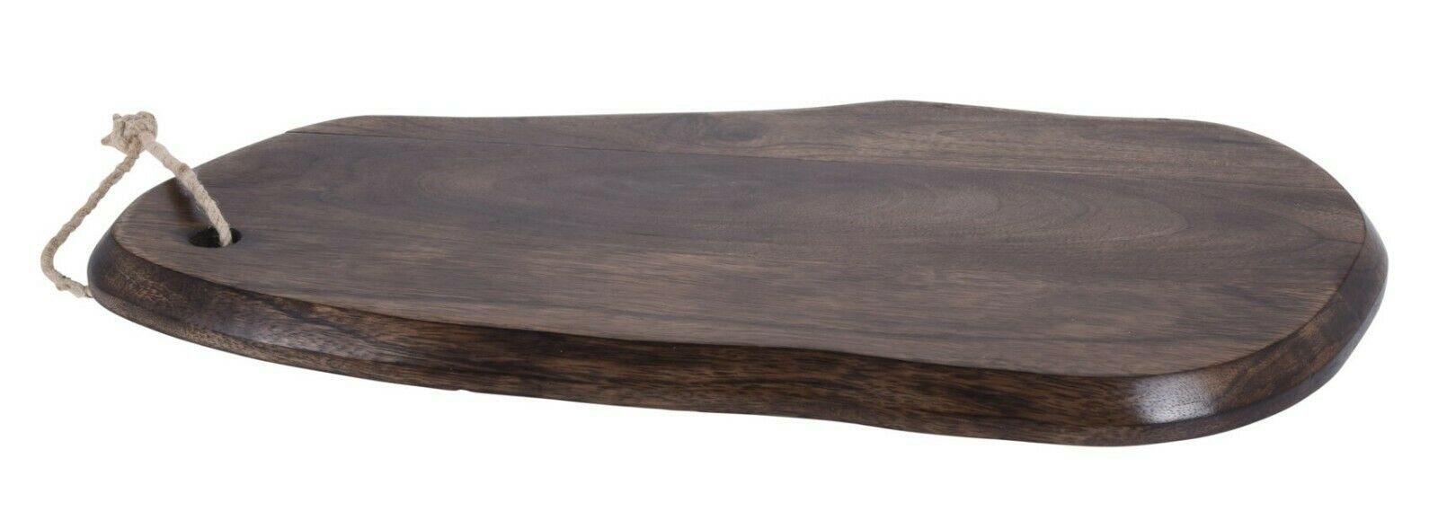 Meinposten Schneidebrett Holzbrett Schneidebrett Mangoholz Tablett Mango  Holz braun Brett 48 x 27 cm, Mangoholz, (1-St), Für Lebensmittel geeignet