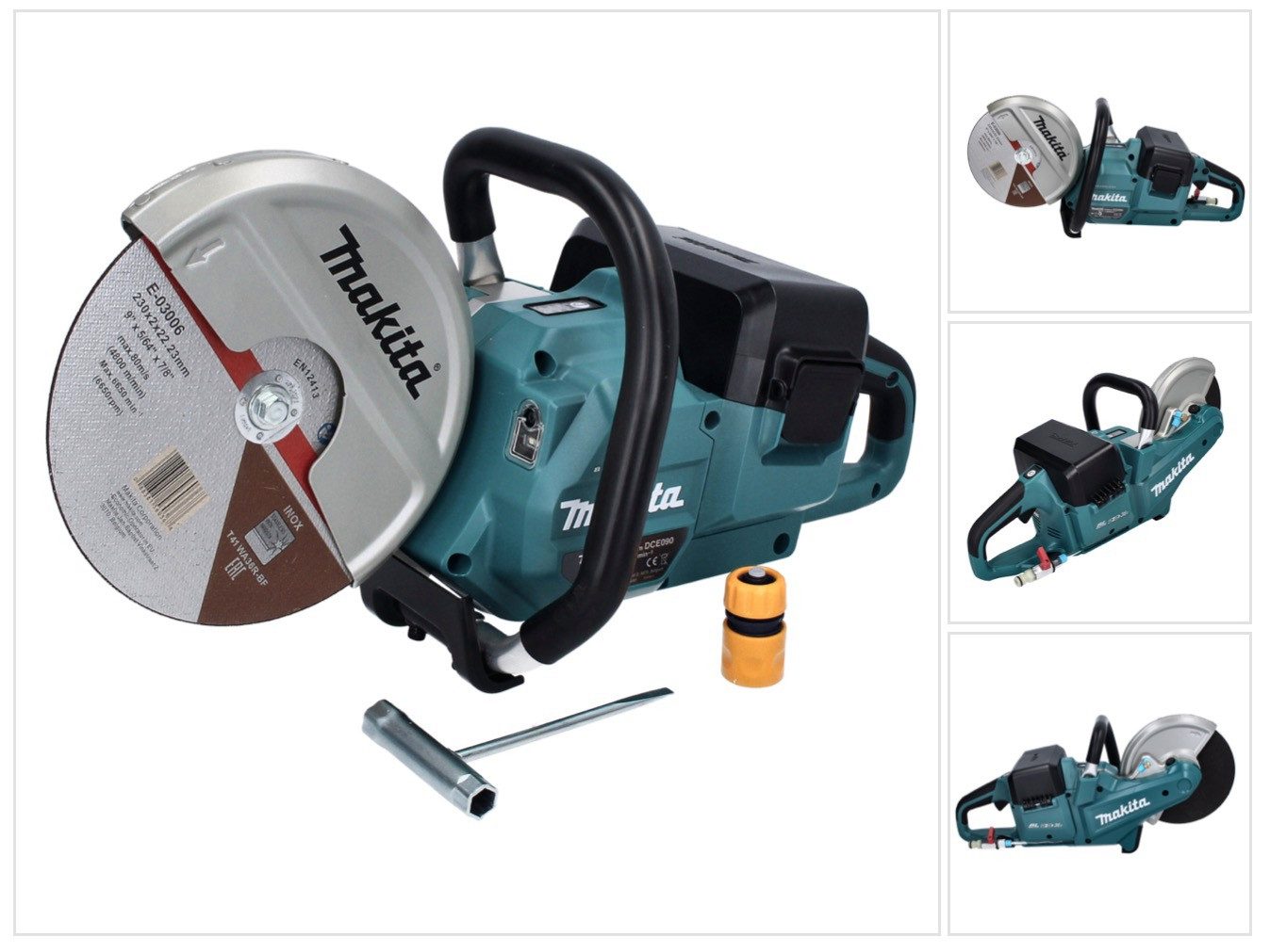 Makita Akku-Trennschleifer DCE 090 ZX1 36 V (2x 18 V) 230 mm Brushless Solo