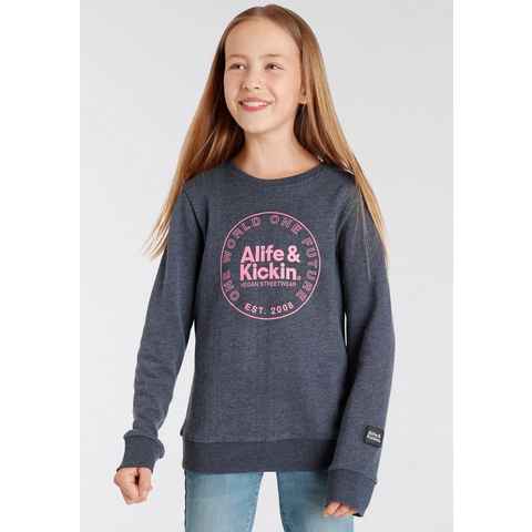 Alife & Kickin Sweatshirt mit Logo Druck NEUE MARKE! Alife & Kickin für Kids.