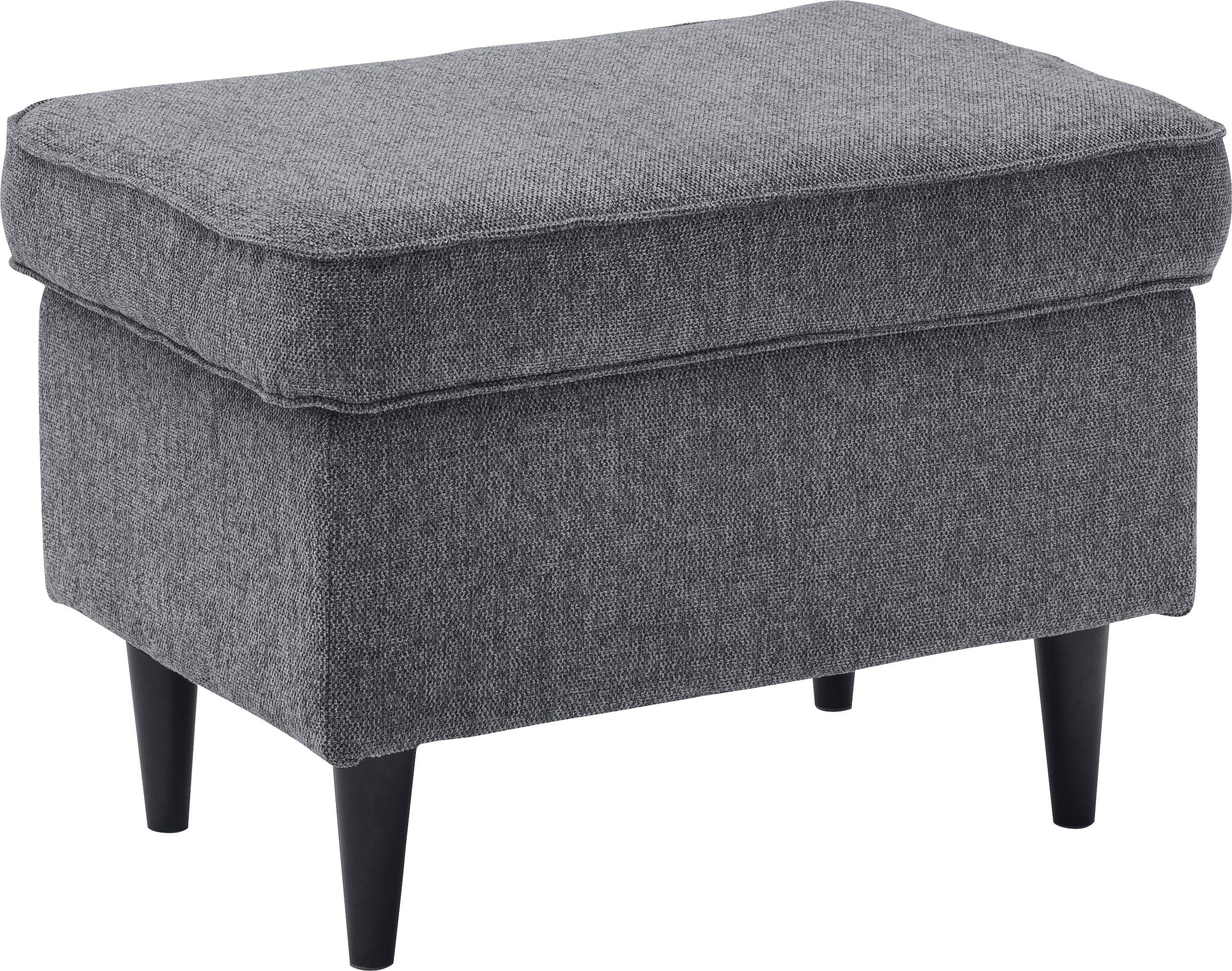 ED EXCITING DESIGN Hocker Oskar, mit Massivholzfüßen günstig online kaufen