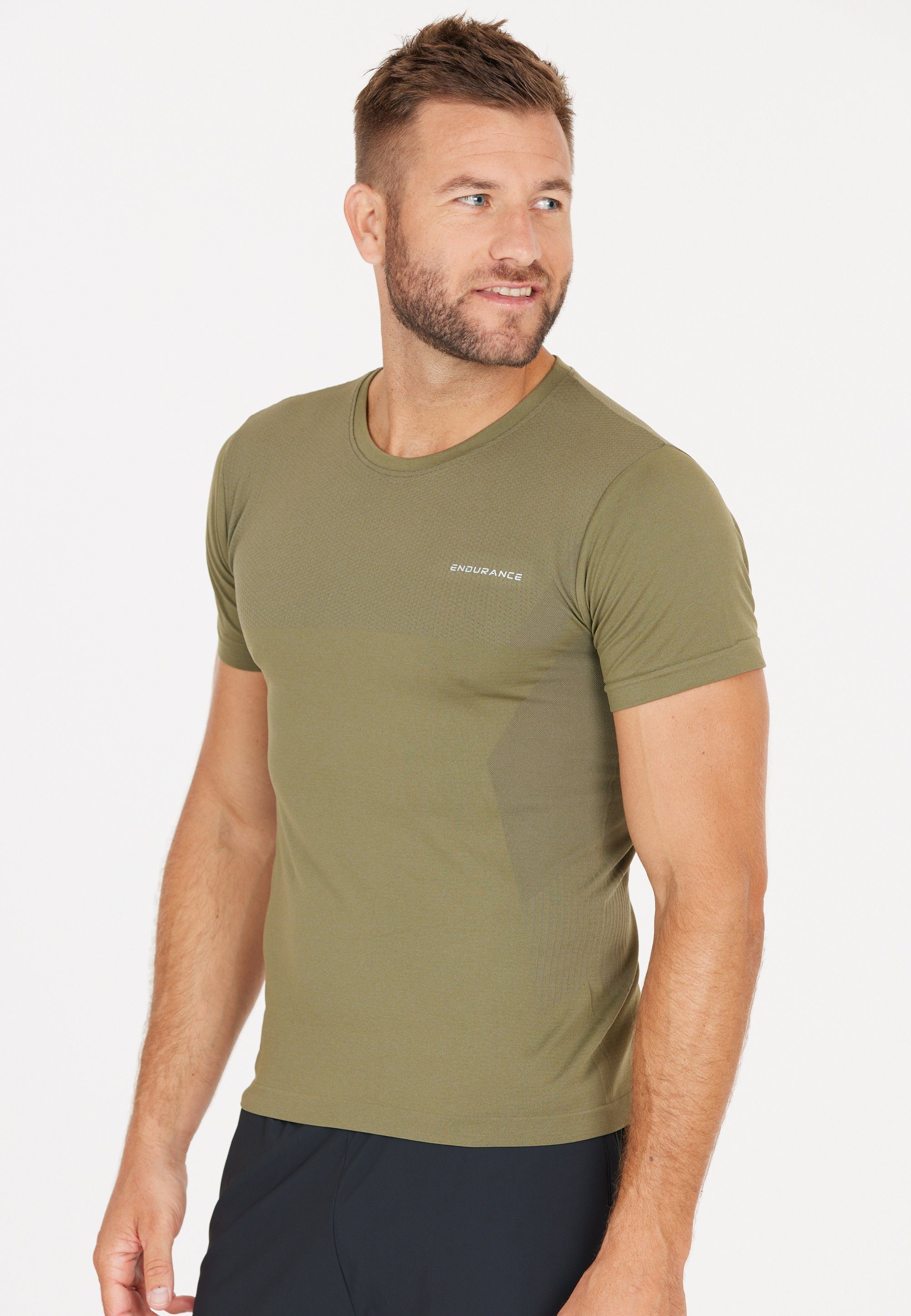 Funktionsshirt khaki Elementen Jaro reflektierenden mit ENDURANCE