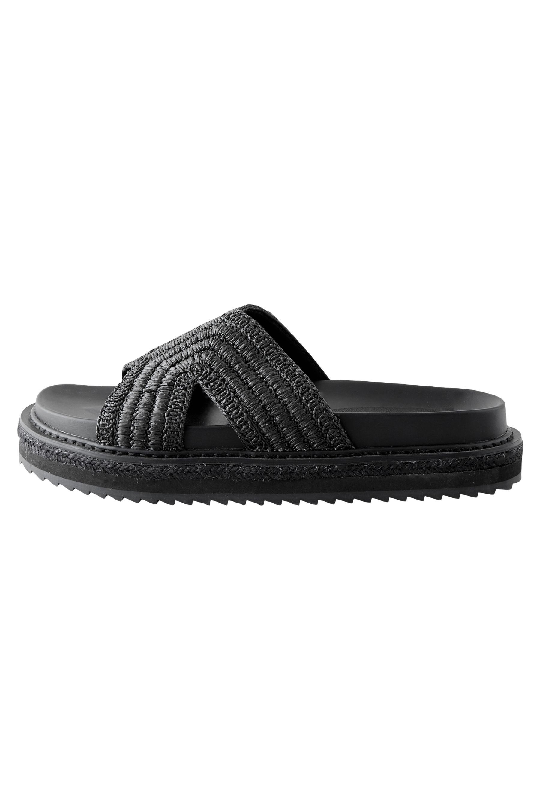 Next Forever Comfort® Bast-Pantoletten mit dicker günstig online kaufen