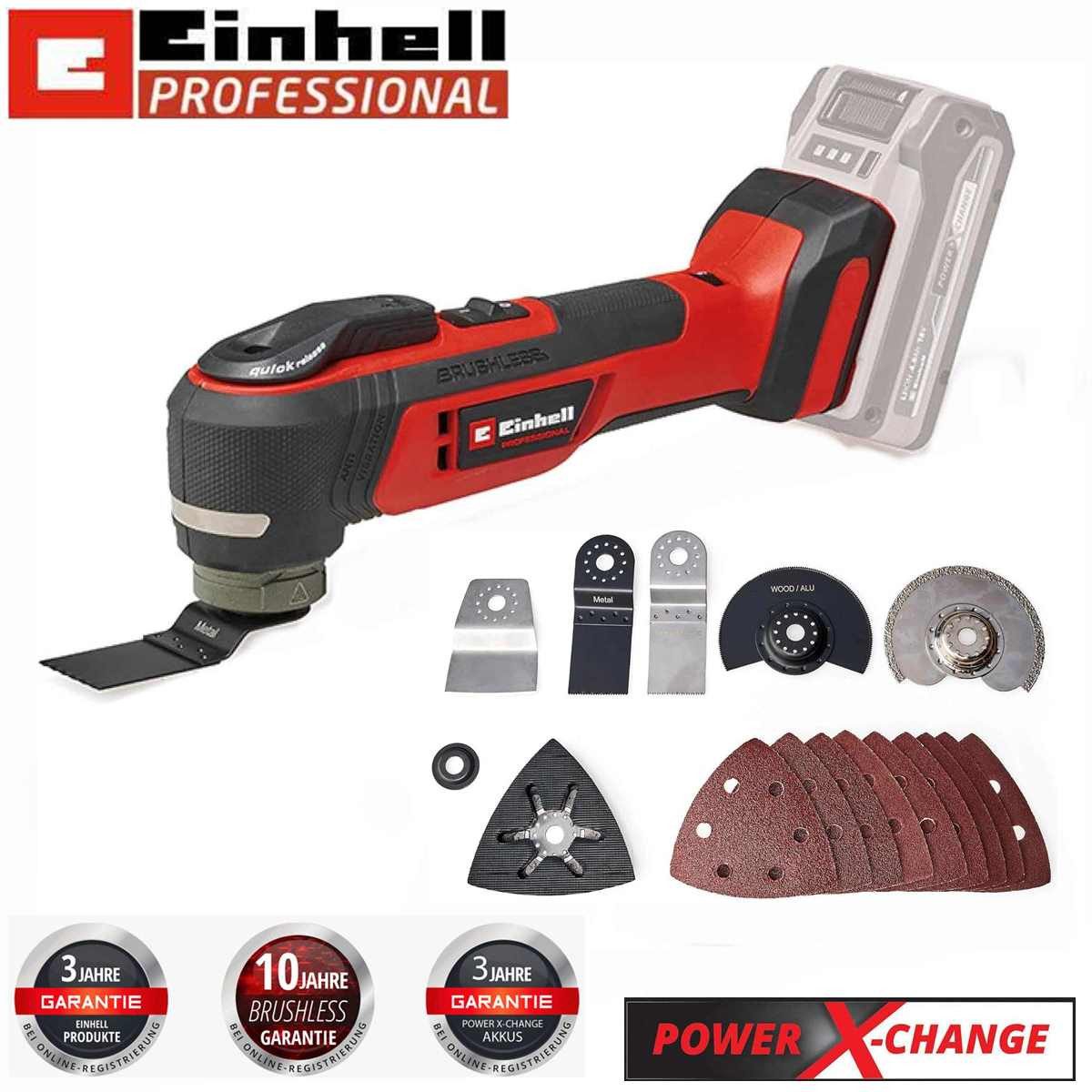 Einhell Akku-Multifunktionswerkzeug Einhell Multifunktionswerkzeug TP-MG 18 Li BL (ohne Akku / Ladegerät