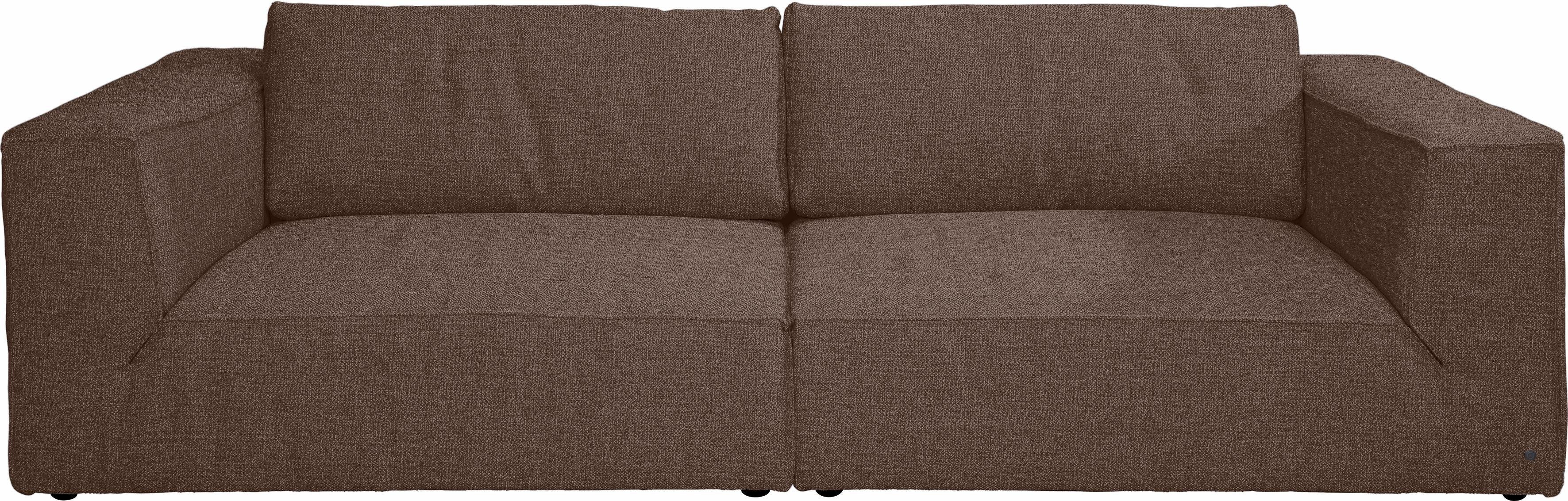 Big-Sofa Breite mit TOM cm große TAILOR extra TBO 12 STYLE, brown HOME coconut bequemen BIG Sitztiefe, Stegkissen, 240 CUBE