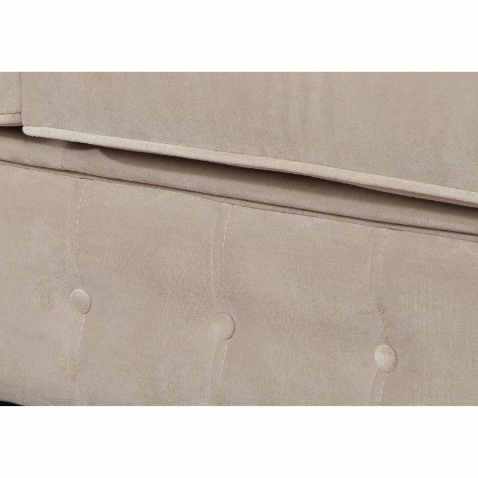 JVmoebel Sofa Designer Sofa Weißer Europe Möbel Chesterfield Made Neu, Luxus in 3-Sitzer Textil