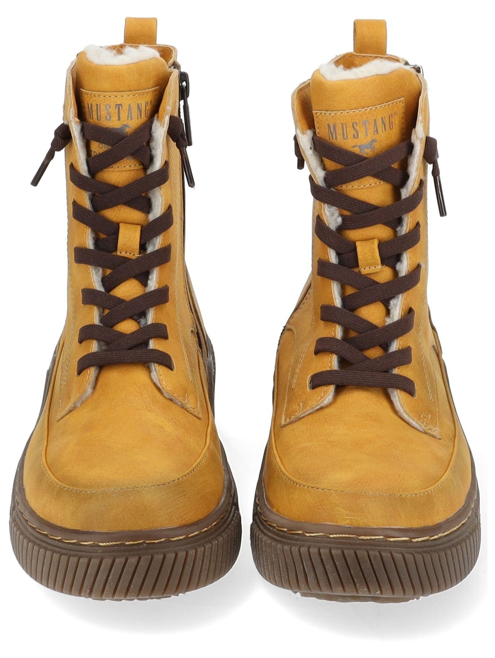 Mustang Shoes Mustang Shoes Stiefelette Lederimitat Schnürstiefelette