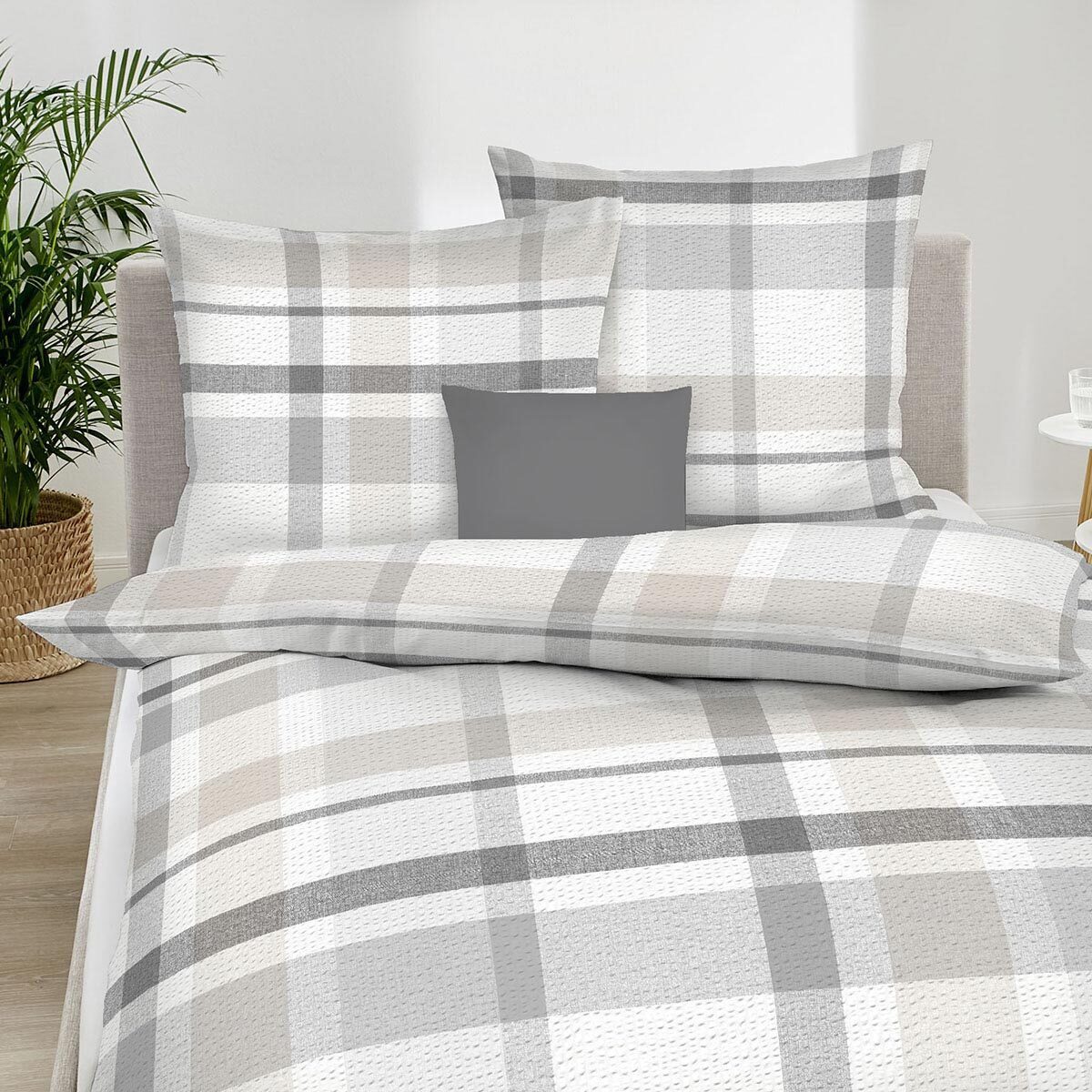 TRAUMSCHLAF Bettwäsche Madras, Seersucker, 2 teilig, klassische Seersucker günstig online kaufen