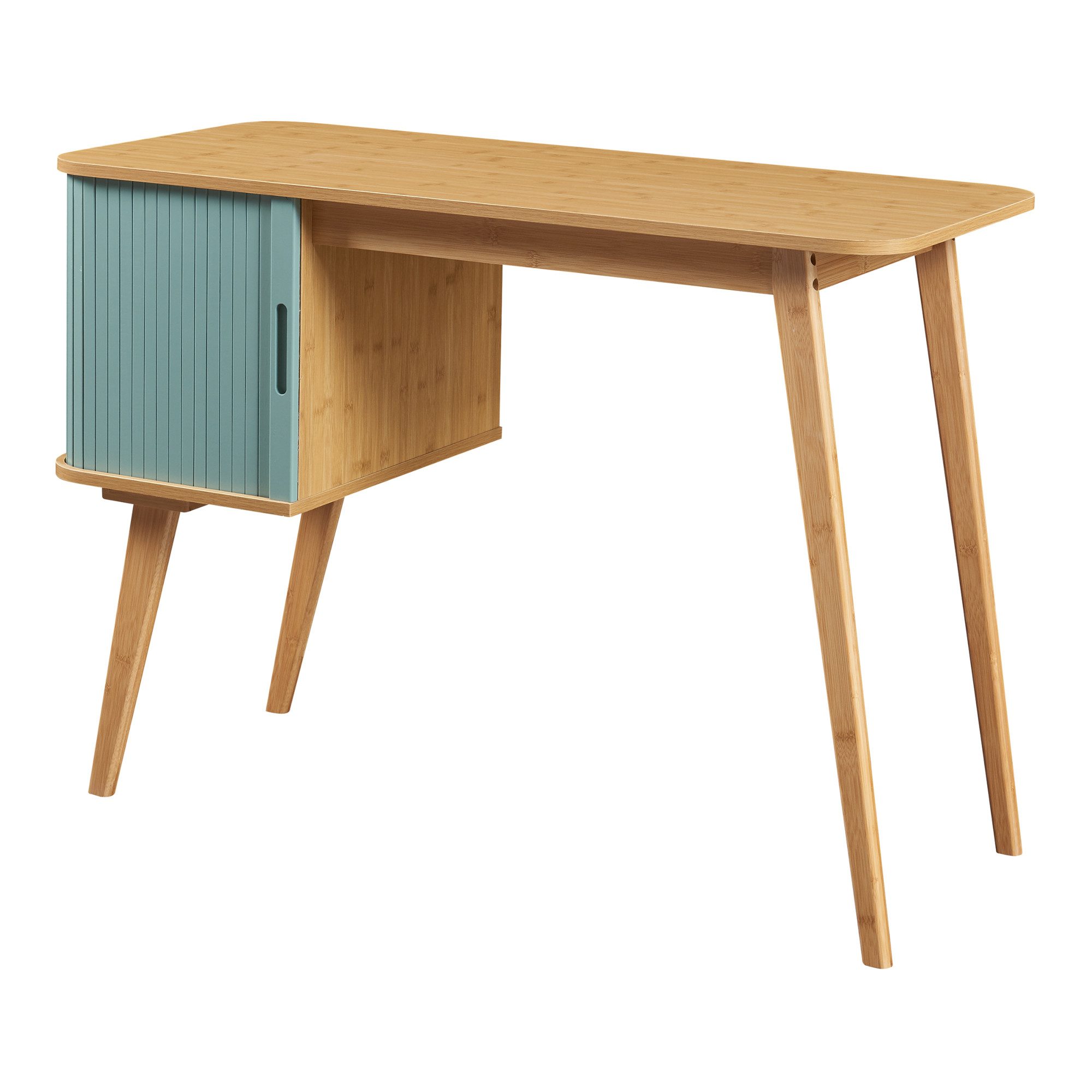 en.casa Schreibtisch, »Tysvær« mit Schrankteil 75x105x48 günstig online kaufen