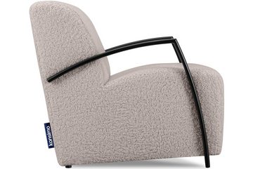 Konsimo Cocktailsessel CARO Sessel, mit gewellter Feder im Sitz, ergonomische Form für bequemes Sitzen