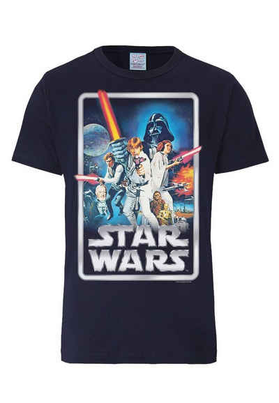 LOGOSHIRT T-Shirt mit coolem Frontprint »Krieg der Sterne Poster«