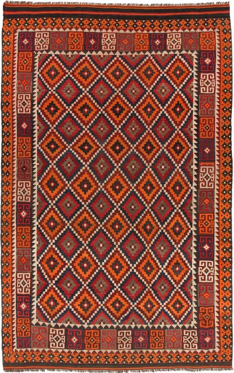 Orientteppich Kelim Afghan Antik 252x399 Handgewebter Orientteppich, Nain Trading, rechteckig, Höhe: 3 mm