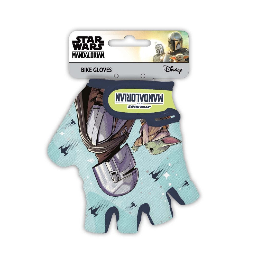 Seven Polska Fahrradhandschuhe Star Wars MANDALORIAN, Größe S, fingerloser Schutz-Handschuh