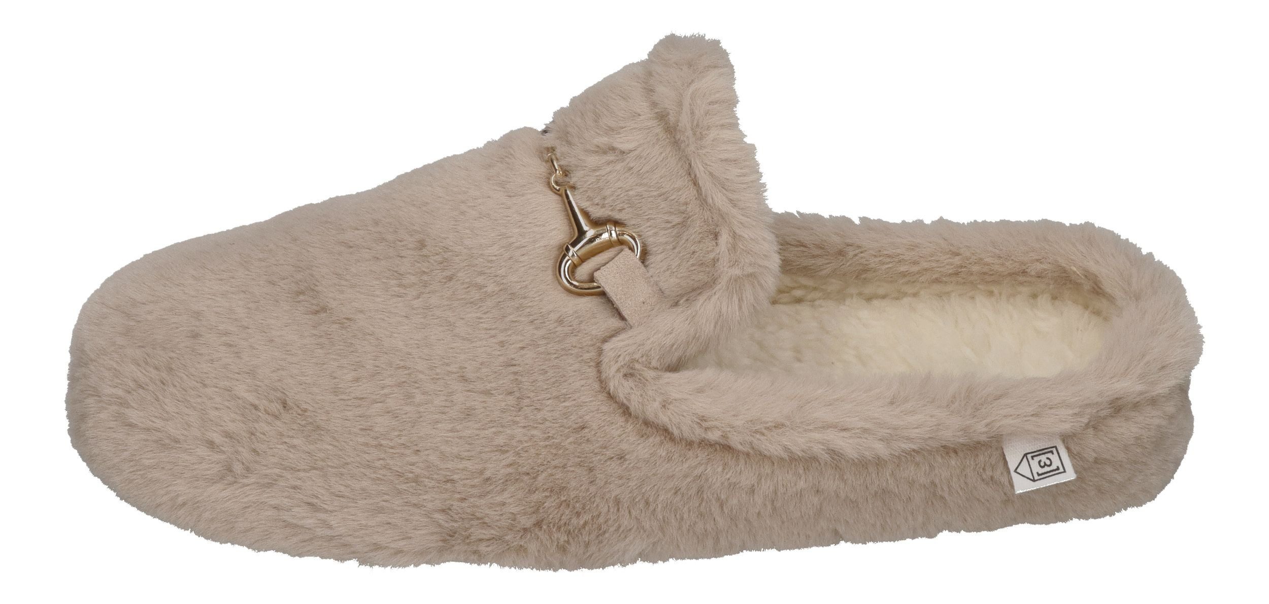 espadrij l´originale CHAUSSON COZY Hausschuh Beige