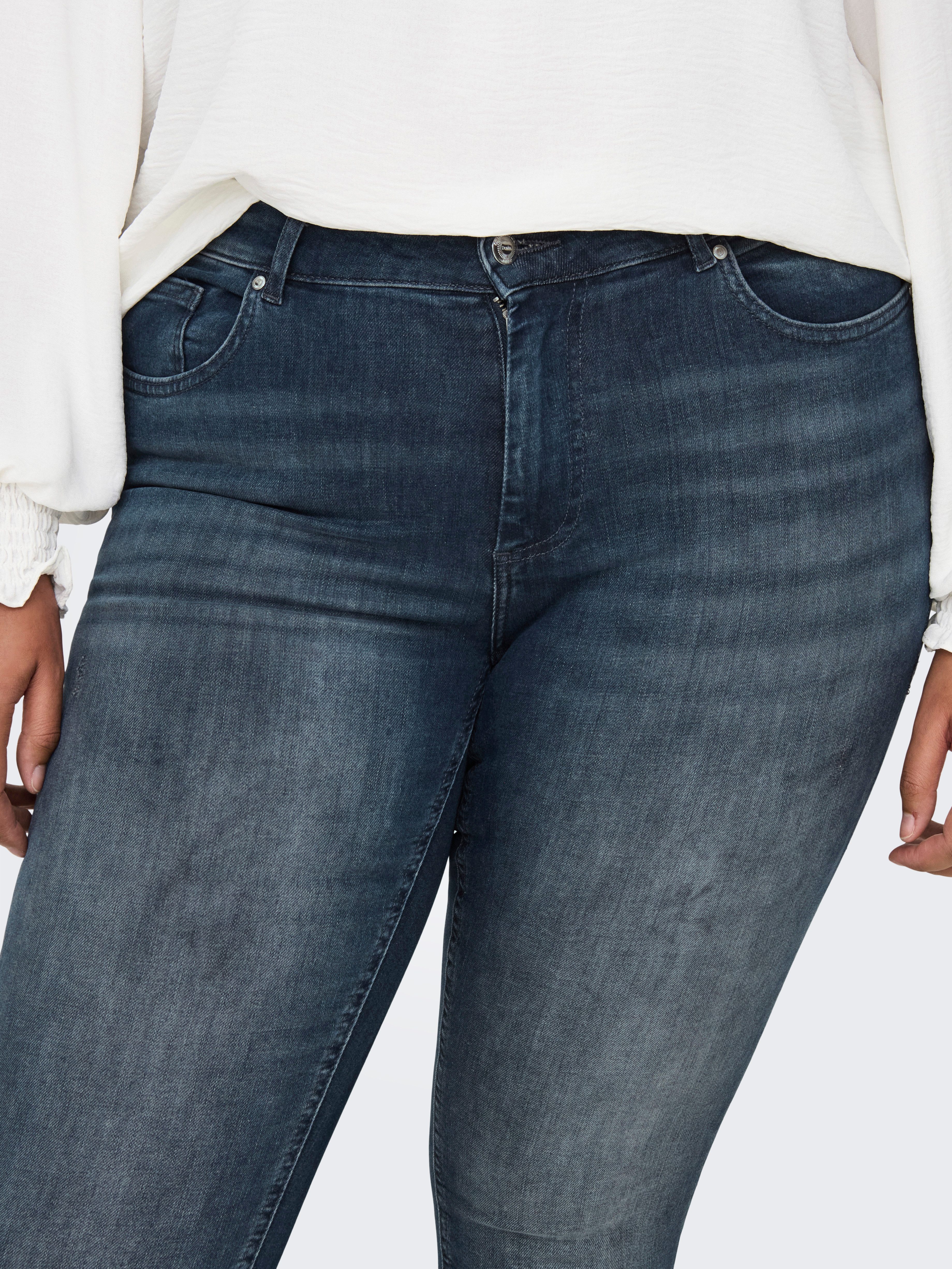 ONLY CARMAKOMA Skinny-fit-Jeans CARWILLY REG SK ANK RW REA422 NOOS günstig online kaufen