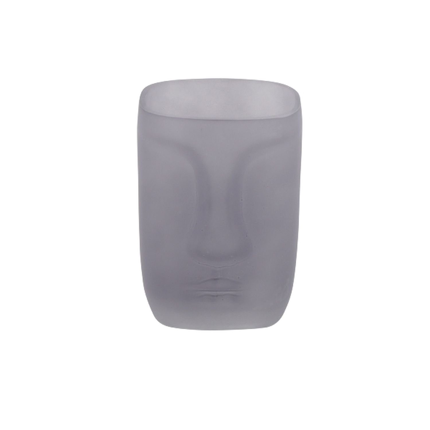 Werner Voß Glas - Face grau Vase - 10,5x15 Dekovase cm 