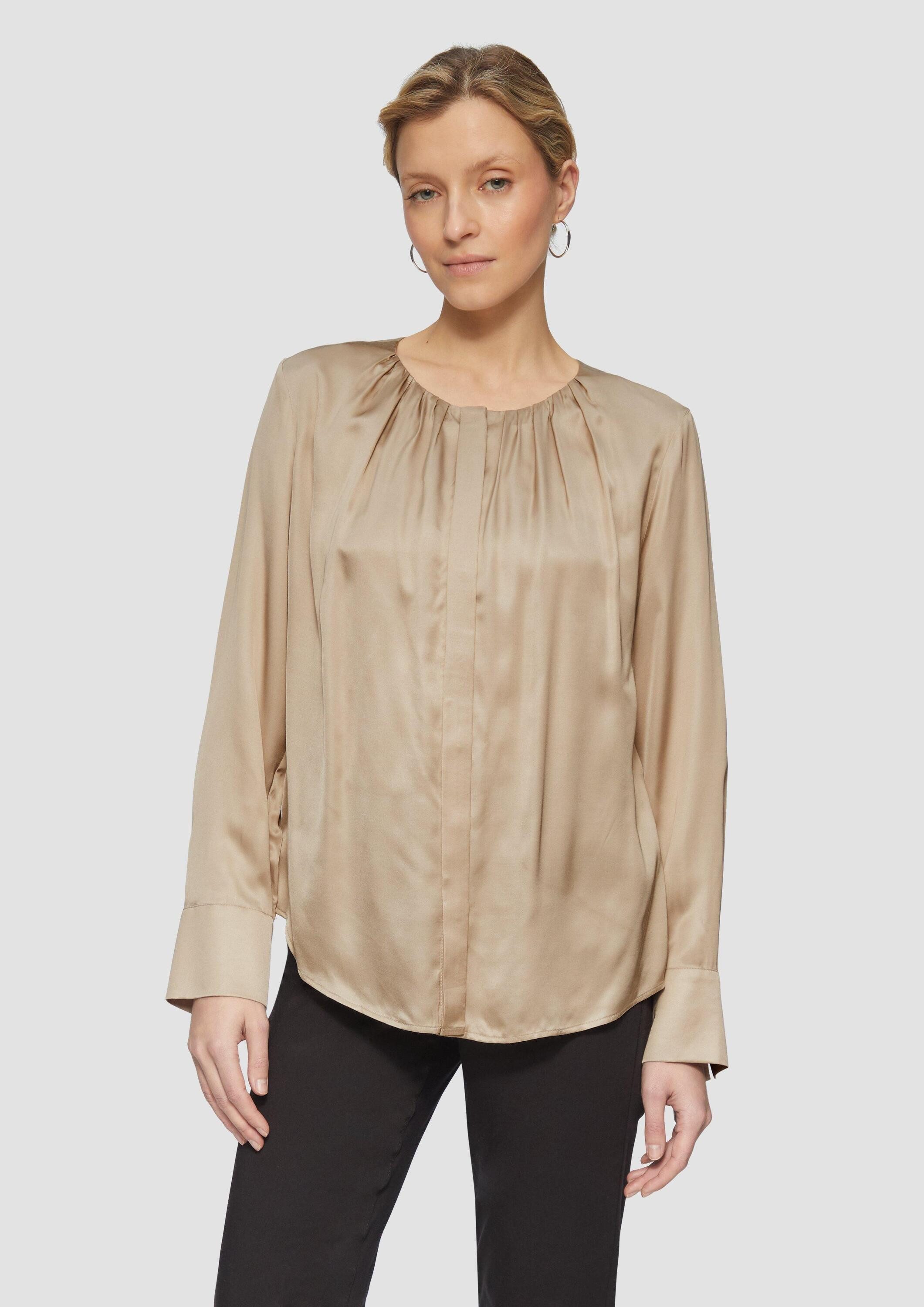 s.Oliver Langarmbluse Bluse (1-tlg) günstig online kaufen