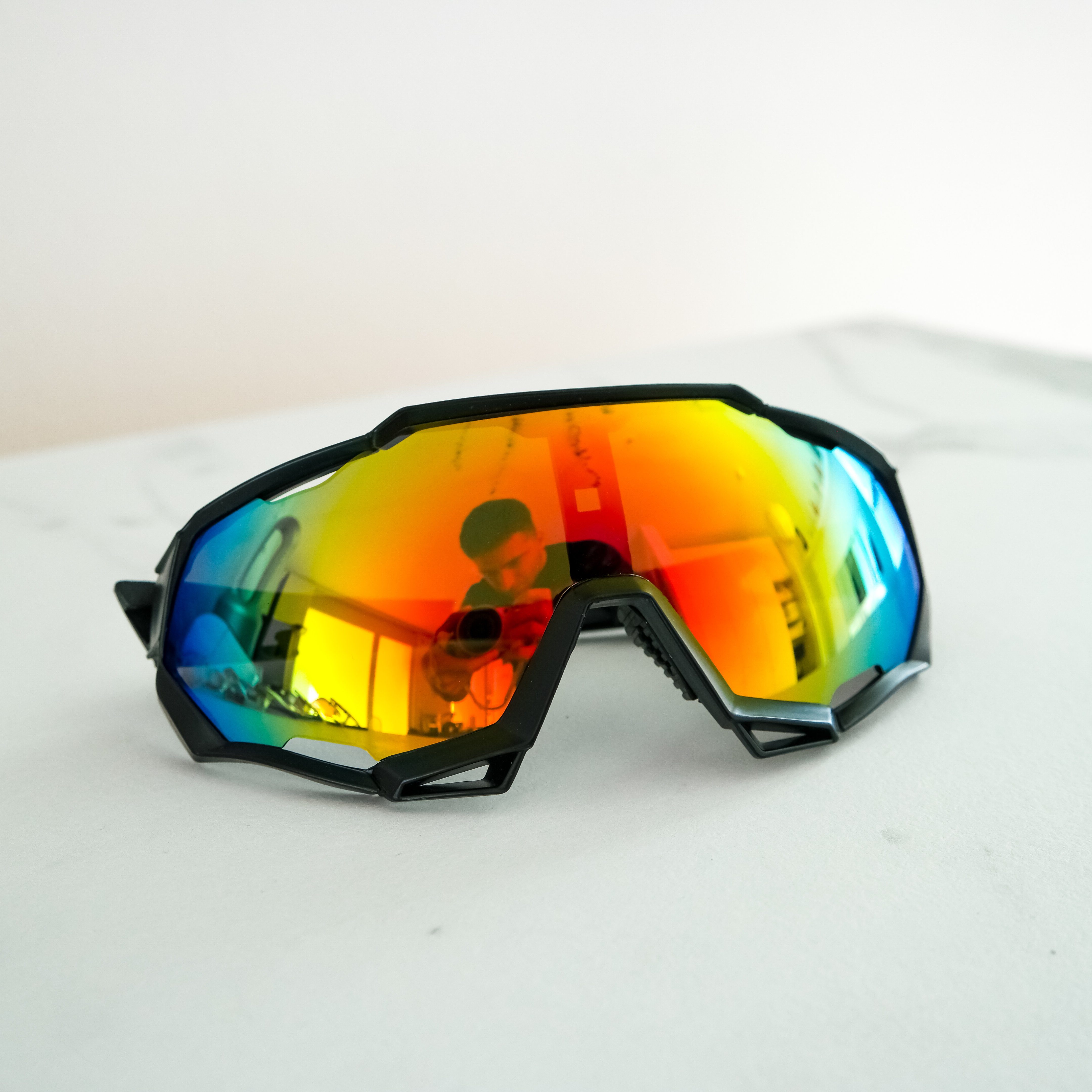 Skibrille Fahrradbrille Fahrradbrille Sonnenbrille Schwarz schnelle Sportbrille salazar.plus Radbrille