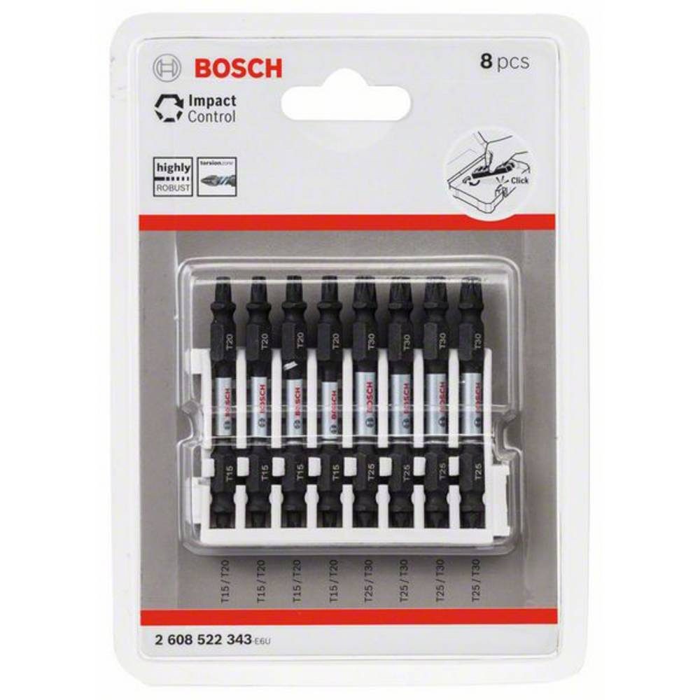 Impact BOSCH Bit-Set Control Doppelklingen Schrauberbit-Set