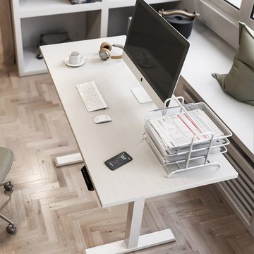 Ergo Office Schreibtisch ER-433, Sitz-Steh-Schreibtisch ohne Tischplatte Bürotisch bis 80kg