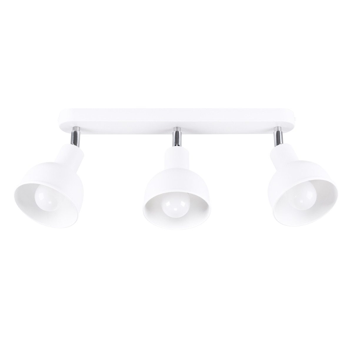 möbelvita Deckenleuchte Deckenleuchte LINO 3 Weiß, einstellbarer Lichtstrahl, NEIN