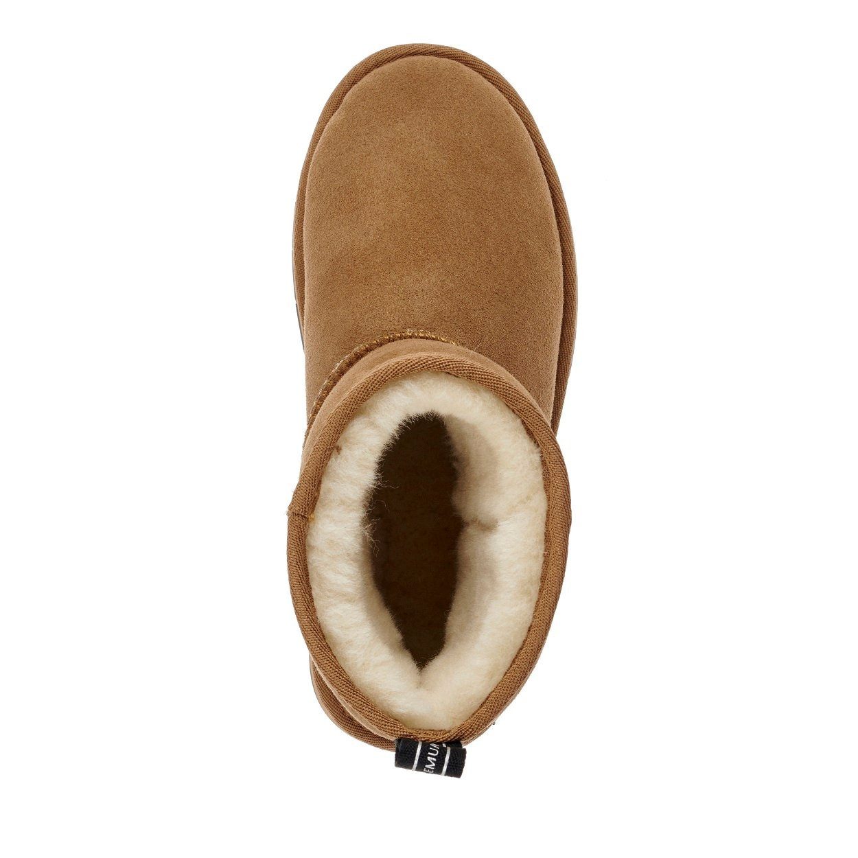 Emu Australia Sharky Mini (Schafsfell, gezähnte Gummiaußensohle) braun Damen Winterstiefel
