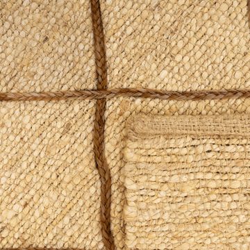 Teppich Skive 685, Paco Home, rechteckig, Höhe: 13 mm, handgeflochten, Rauten Muster, Naturfaser, auch als Läufer
