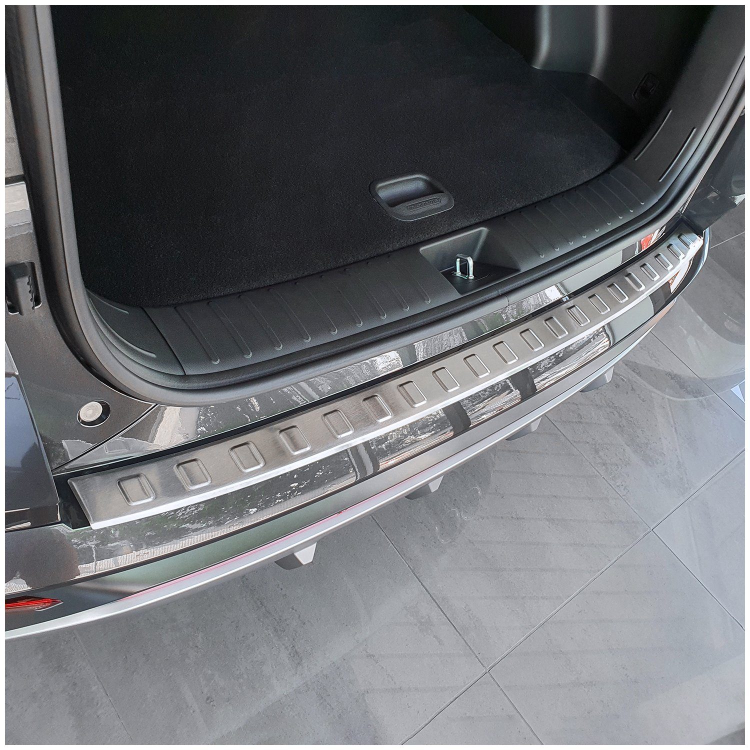 Ladekantenschutz L443 Edelstahl passgenau für Hyundai Tucson 3 ab 2021-