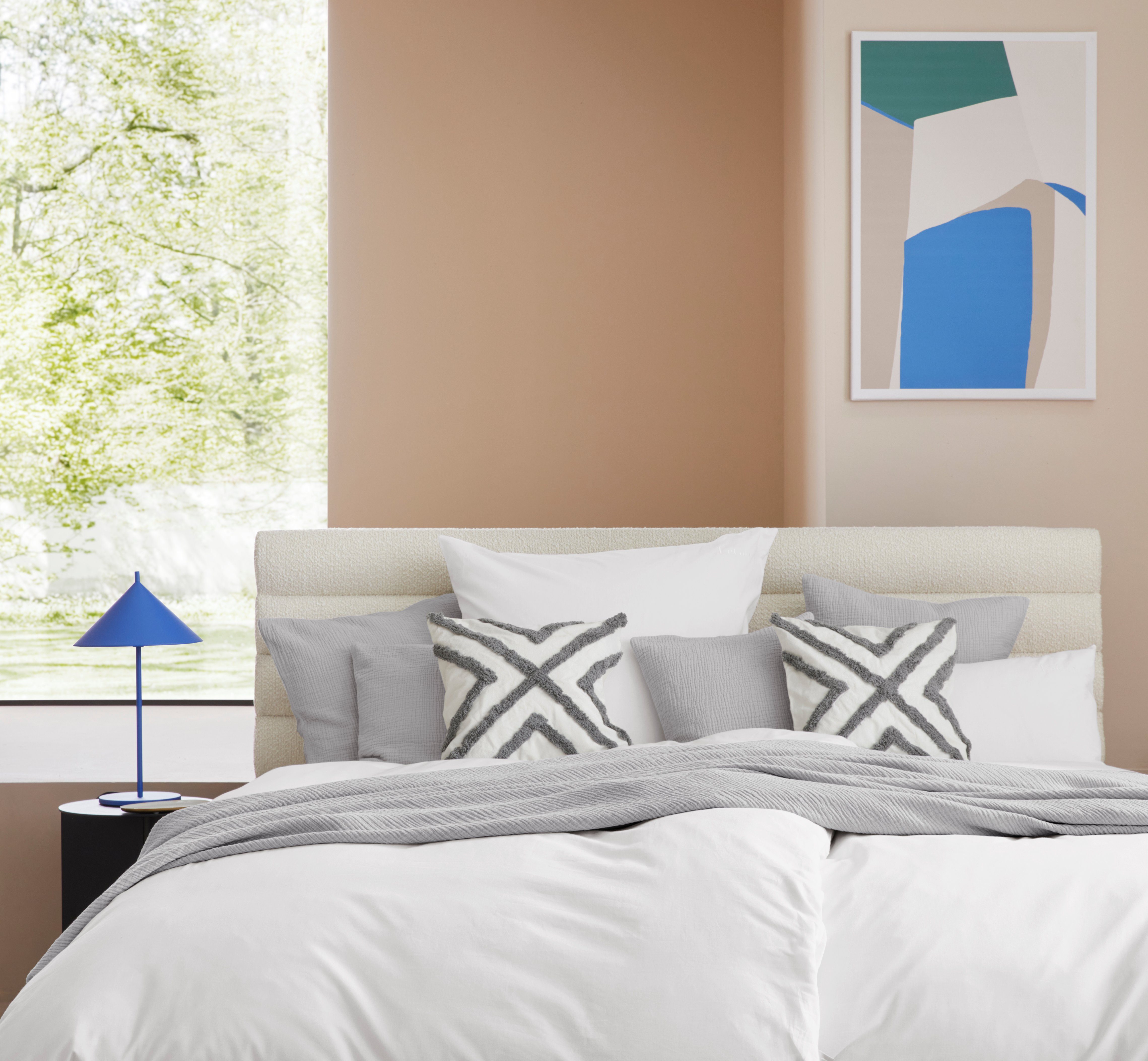 Wohndecke HEVIN, Musselin, 100% Baumwolle, Topseller!, LeGer Home by Lena Gercke, Tagesdecke im Baumwoll-Crinkle-Effekt, Musselin, Kuscheldecke – Bild 4 von 5