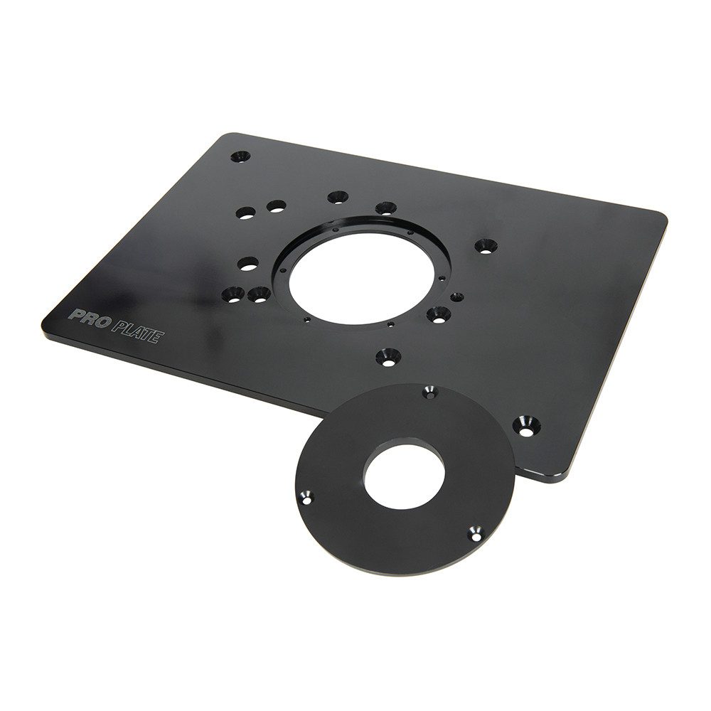 Oberfrästisch Fräsplatte aus Aluminium für Triton Oberfrräsen 210 x 298 mm Einlegepl