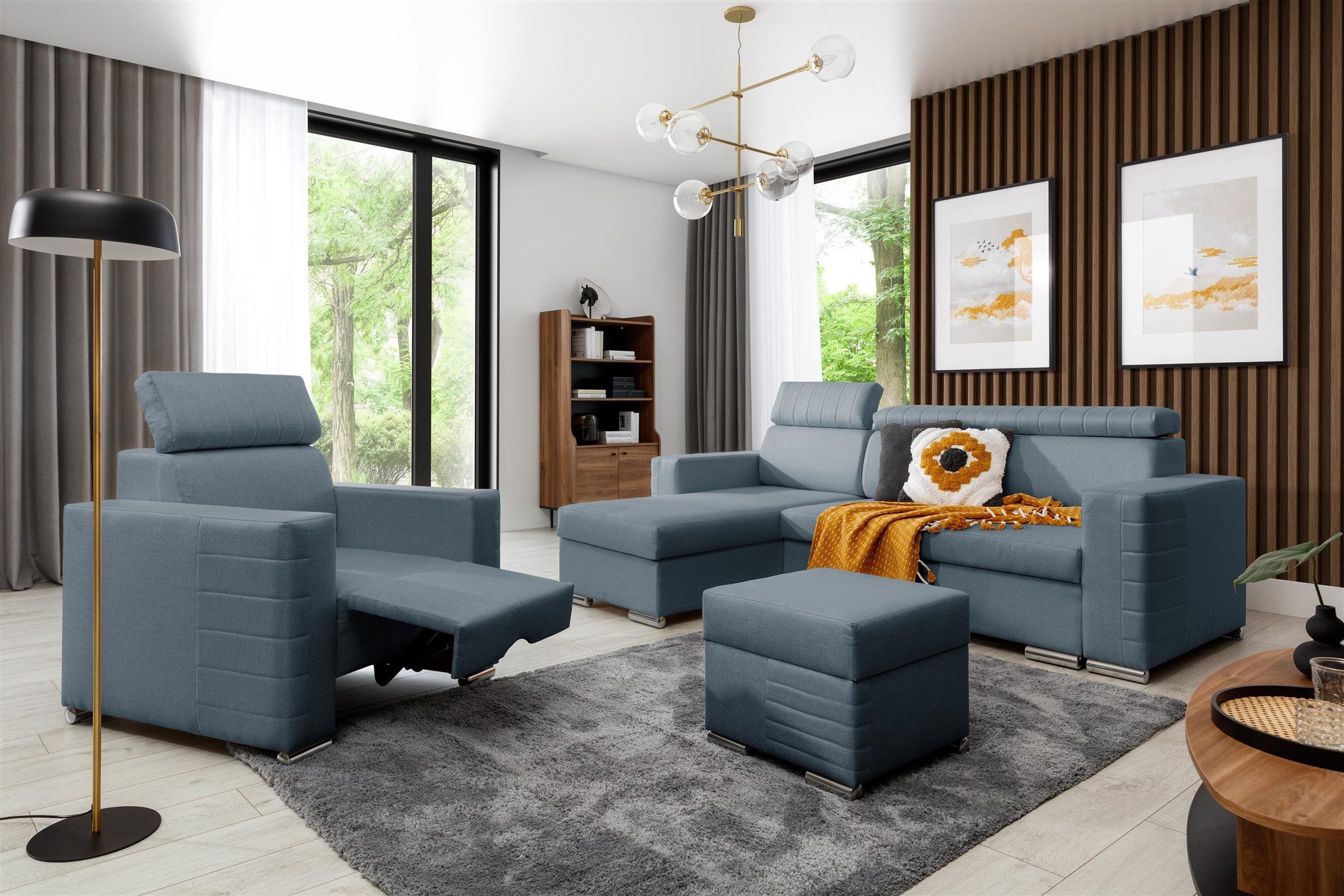 Fun Möbel Ecksofa Schlafsofa CANTON in günstig online kaufen