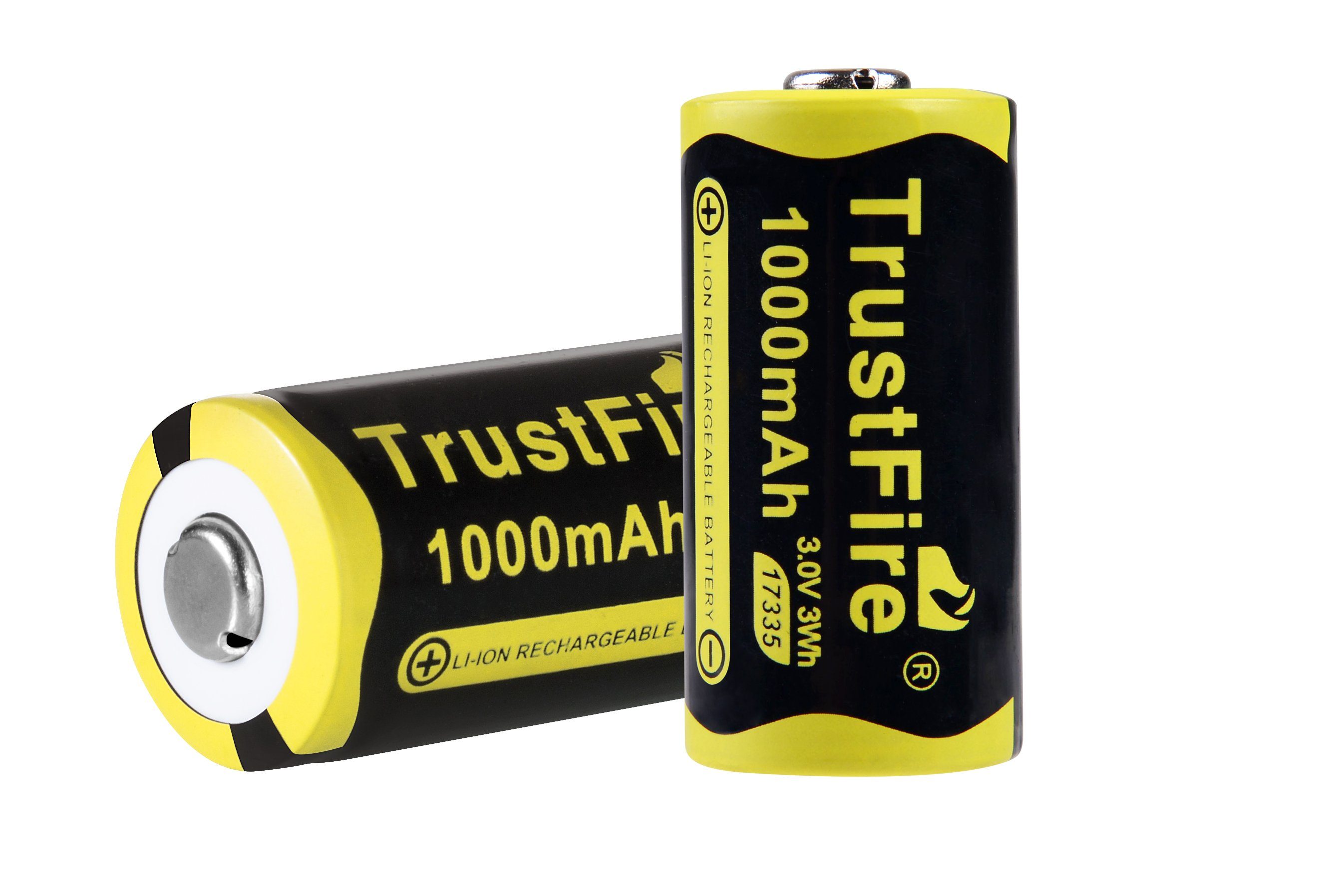 17335 Akku 1000 mAh, 2er Pack Li-Ionen Akku 1000mAh 3V wiederaufladbar