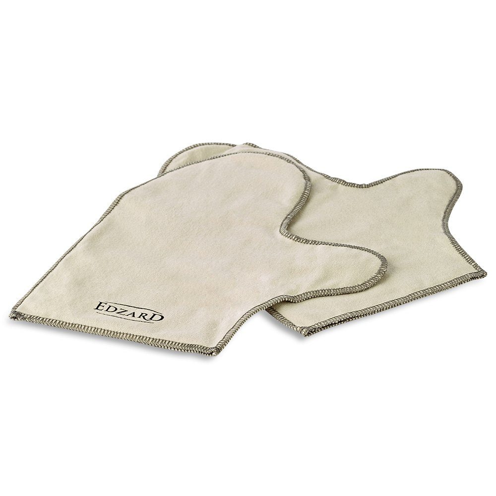 EDZARD Reinigungs-Set Silber-Pflegehandschuhe