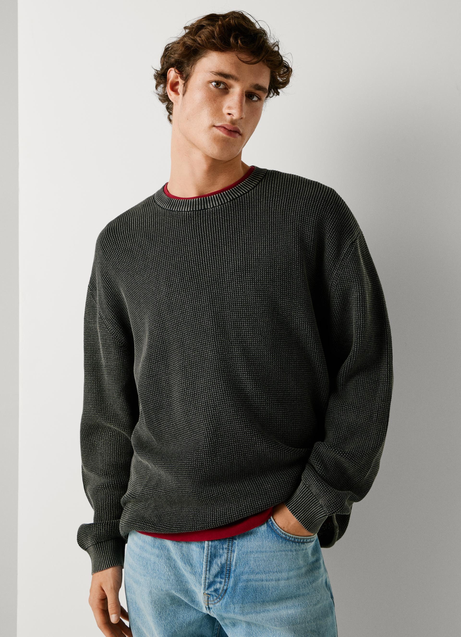 Pepe Jeans Strickpullover FRANK meliert günstig online kaufen