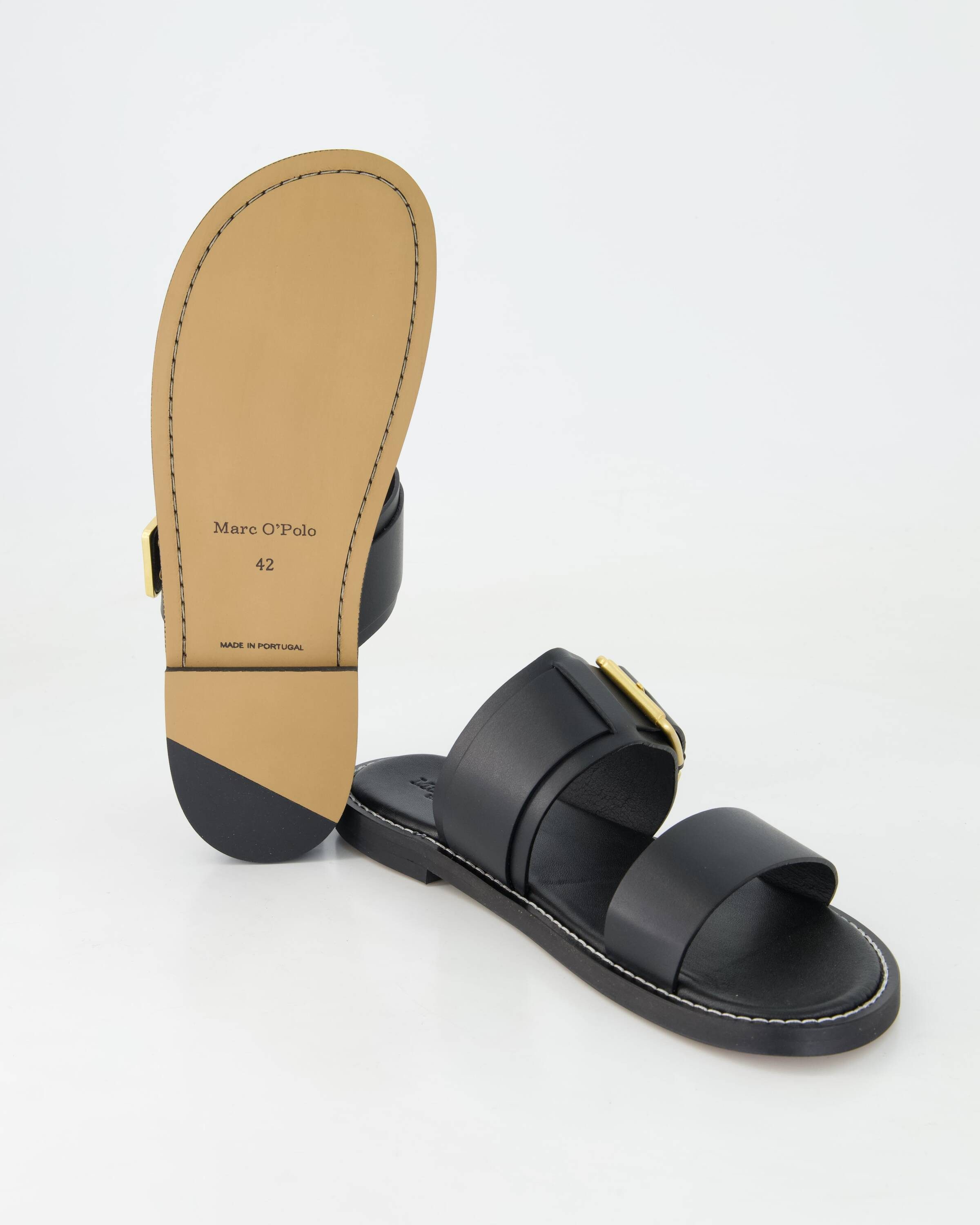 Marc O'Polo 50318691101100 Pantolette Obermaterial: Leder