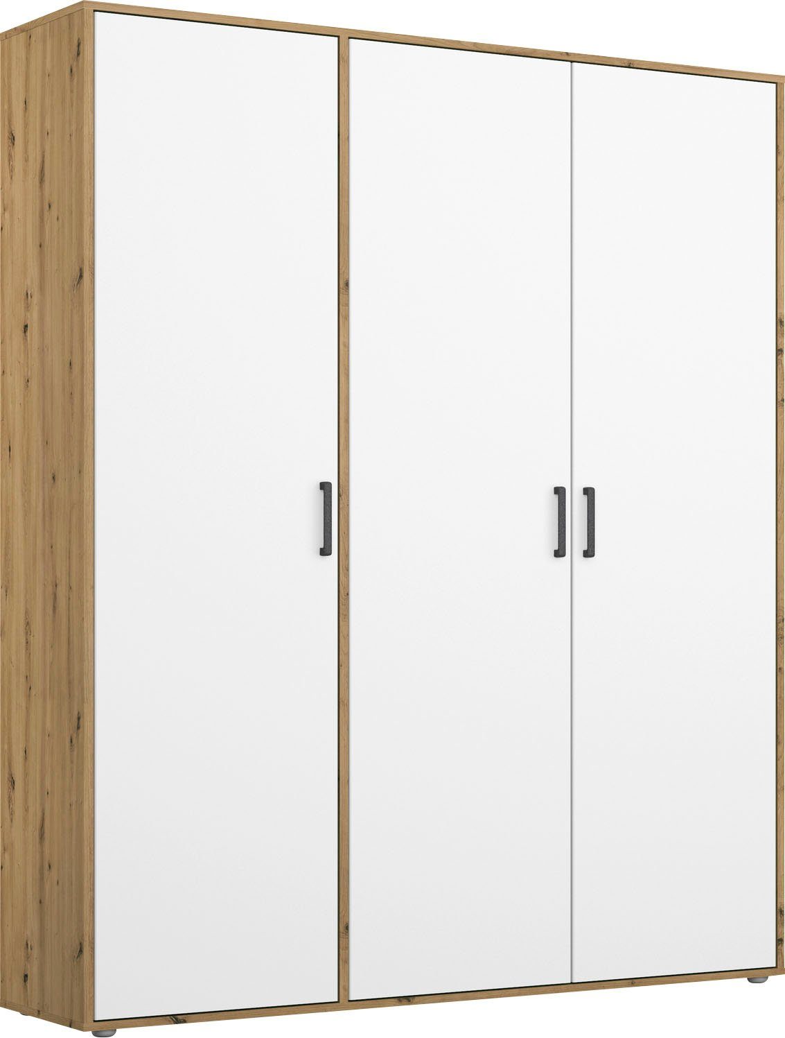 rauch Kleiderschrank VOYAGER Garderobe Wäscheschrank Schlafzimmer (in 3 verschiedenen Ausstattungen BASIC/CLASSIC/PREMIUM) mit 2 modernen Griffvarianten, viel Stauraum MADE IN GERMANY
