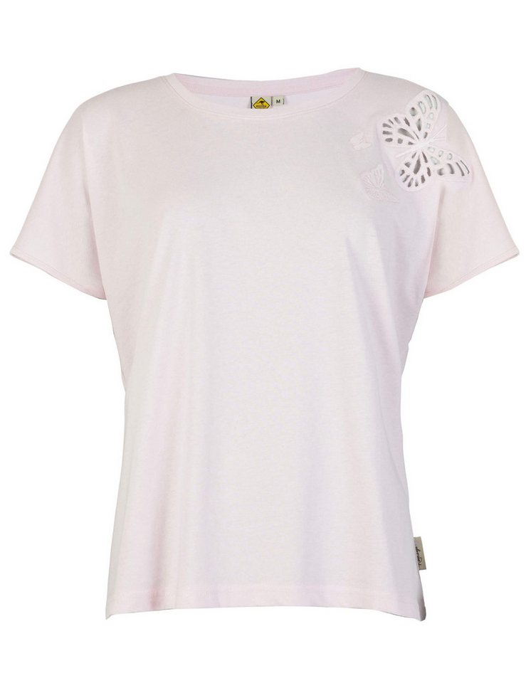ROADSIGN australia T-Shirt Bloom (1, 1-tlg., 1) schlichtes Kimono-Shirt, feine Stickerei, angenehm weich