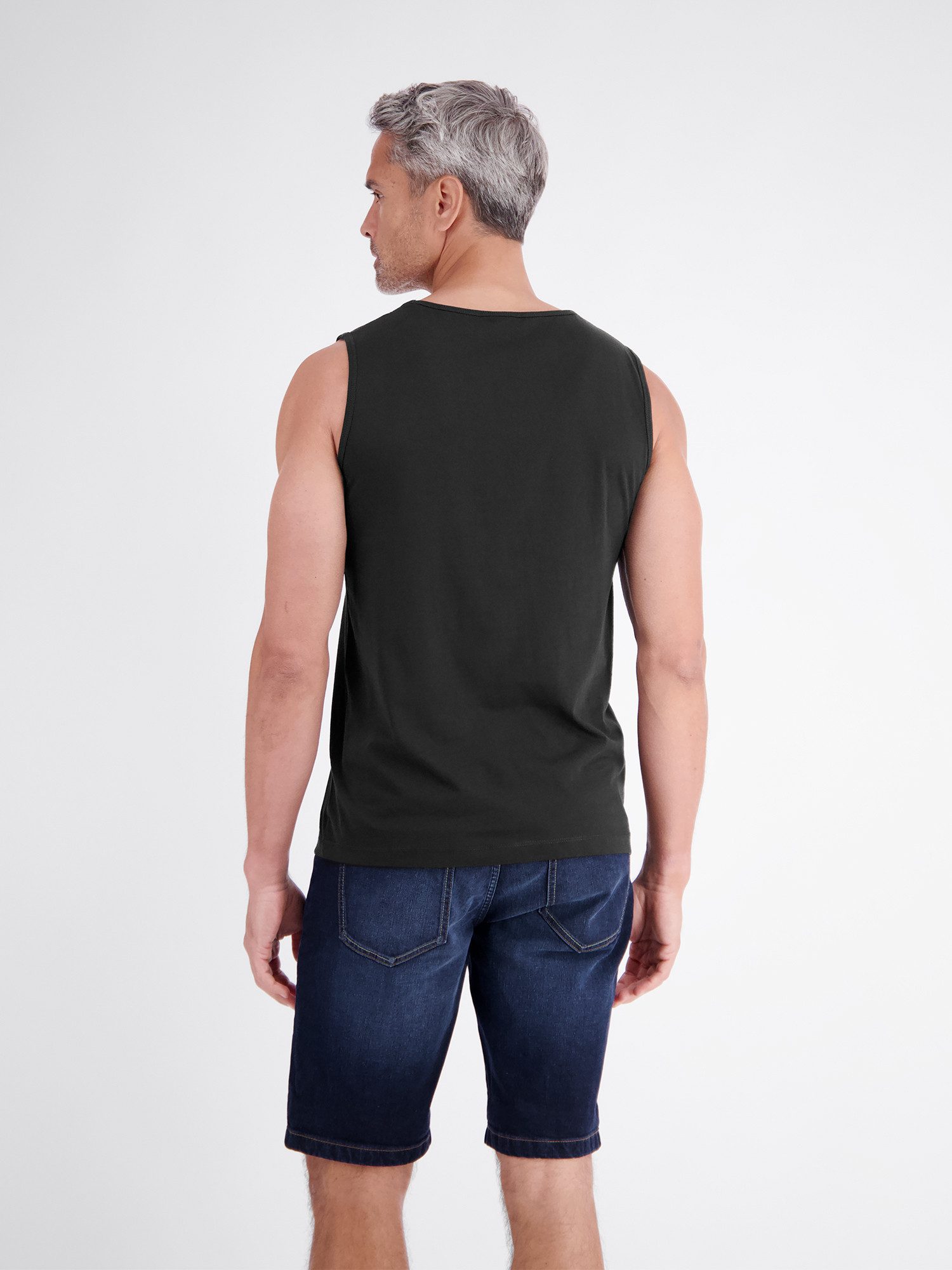 LERROS Muskelshirt Sportliches Tanktop aus Baumwolle mit Rundhalskragen