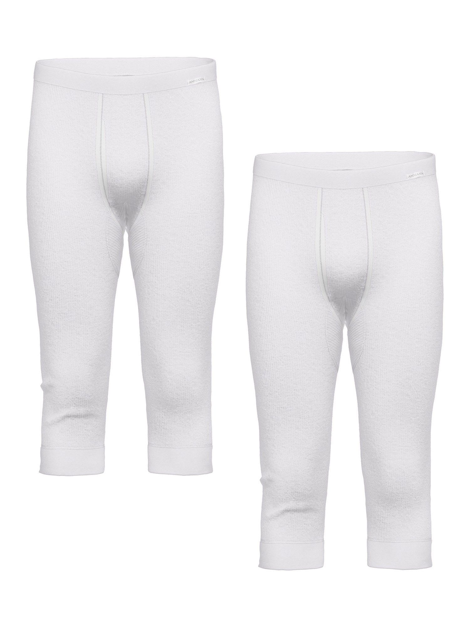 Ammann Lange Unterhose Org 433 Doppelripp 34 lang mE (2-St) Unterhose, Unterhose lang, Unterwäsche