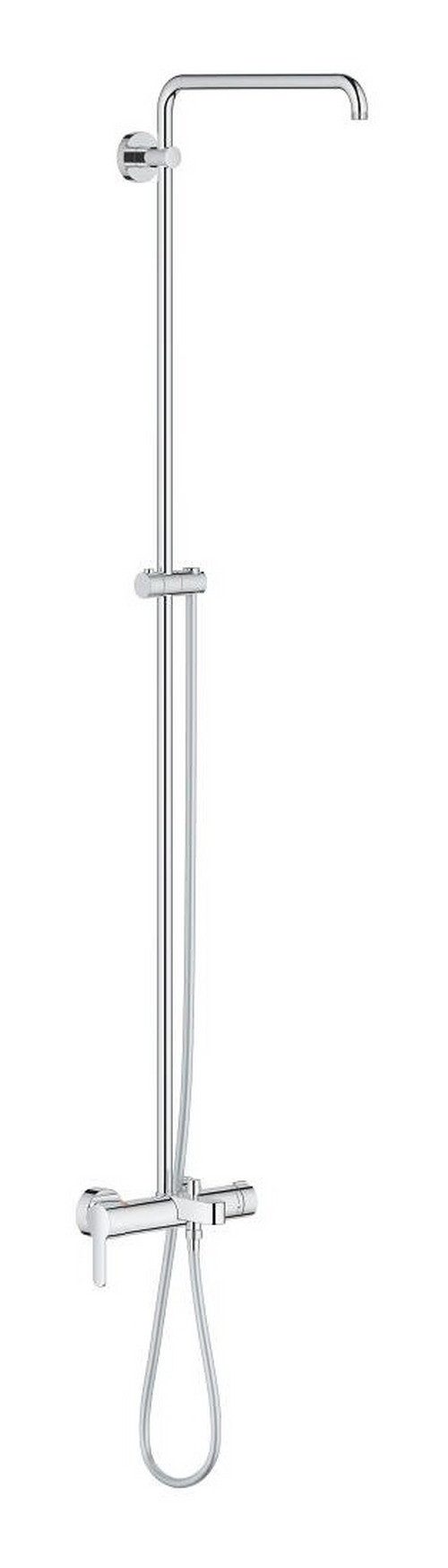 Grohe Duschsystem Euphoria System, Euphoria mit Einhand-Wannenbatterie - Chrom